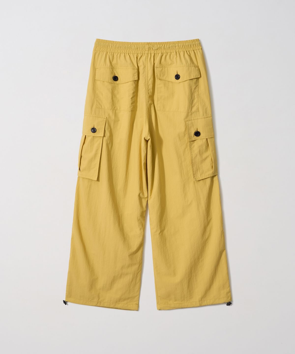 가먼츠팹(GARMENTS FAB) 8 Buttons Parachute Nylon Pants (YELLOW)