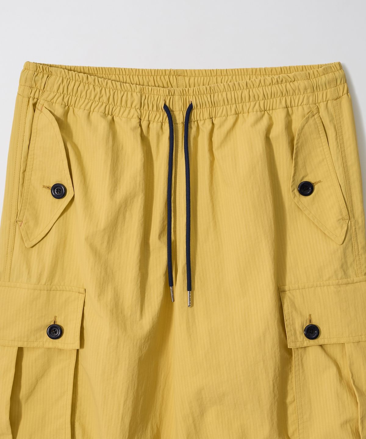 가먼츠팹(GARMENTS FAB) 8 Buttons Parachute Nylon Pants (YELLOW)