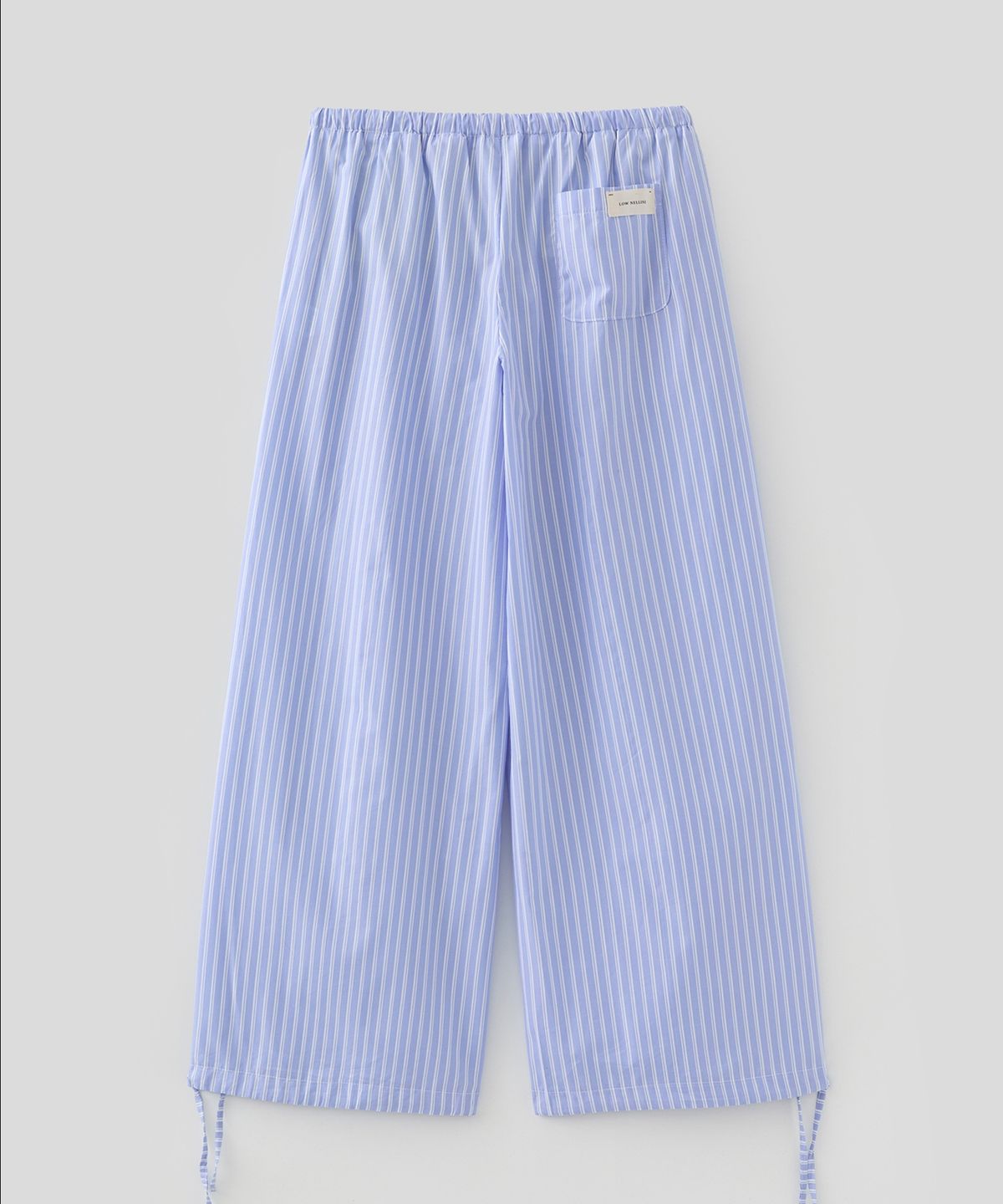 로우넬라인(LOW NELLINE) MACPIN ST WIDE PANTS_ BLUE