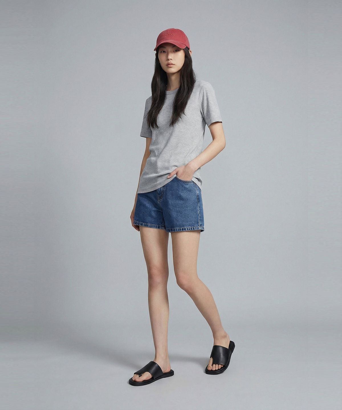 스튜디오 톰보이(STUDIO TOMBOY) TOMBOY 피그먼트 볼캡_브릭 9176274981