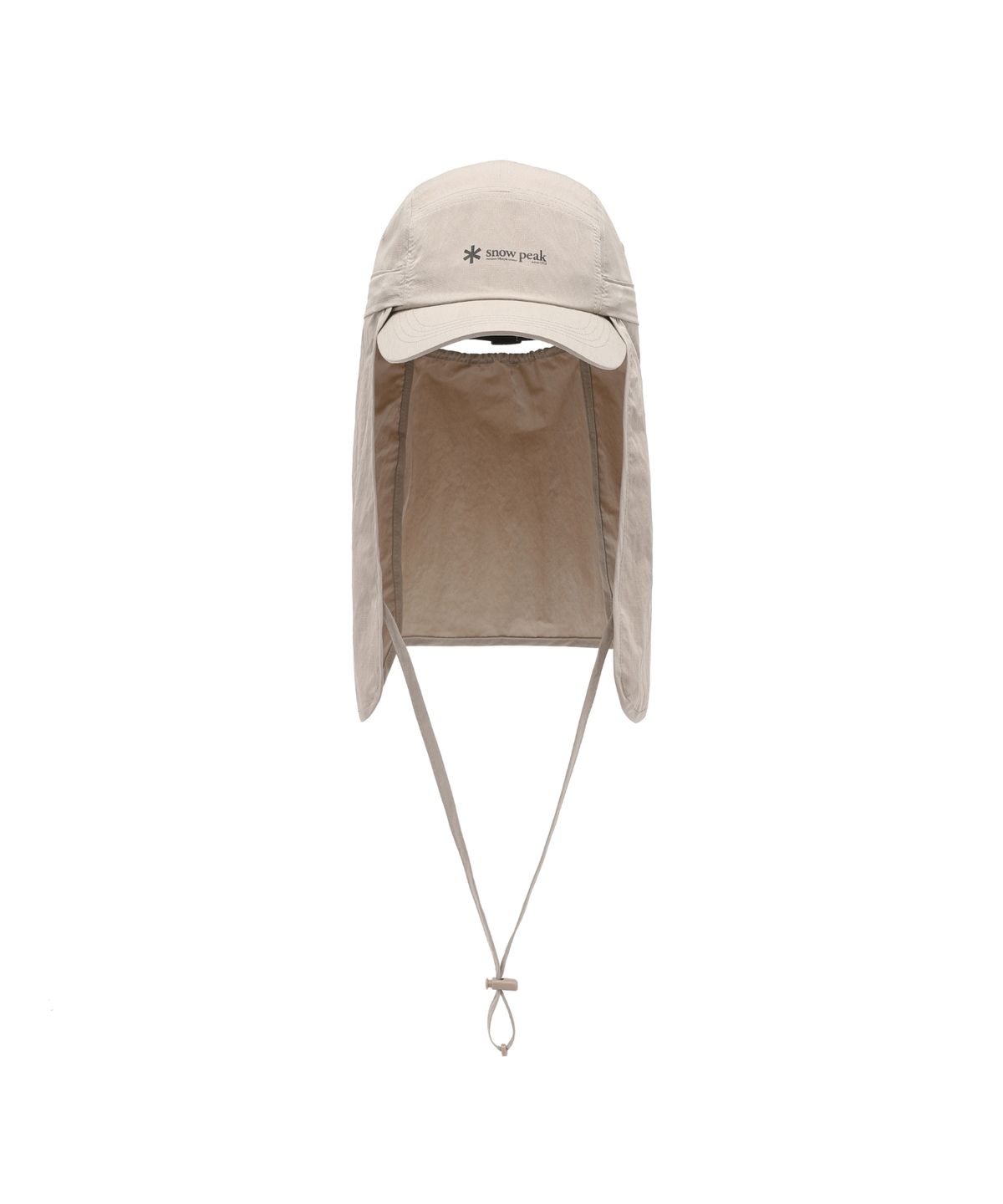 스노우피크 어패럴(SNOWPEAK APPAREL) 에코 타슬란 썬쉐이드 캠프캡 (S26MUFCP76) Sand Beige