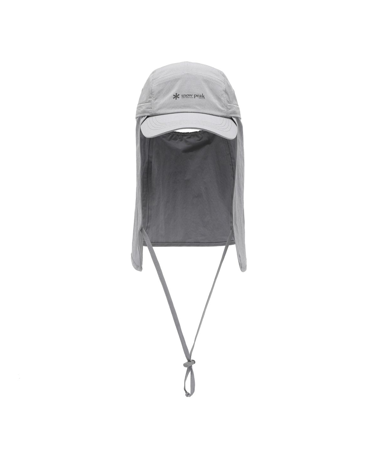 스노우피크 어패럴(SNOWPEAK APPAREL) 에코 타슬란 썬쉐이드 캠프캡 (S26MUFCP76) Gray