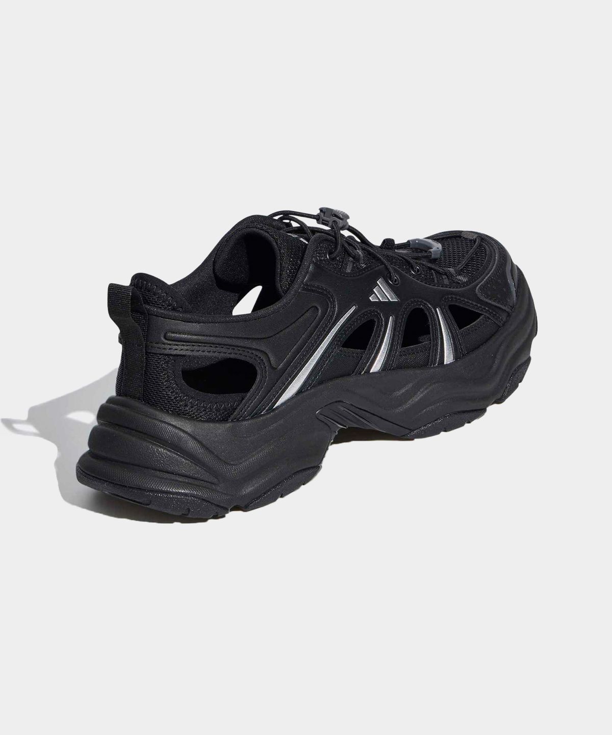 아디다스(ADIDAS) XLG 핀 펄스 샌들 - 블랙:그레이 / LA1993