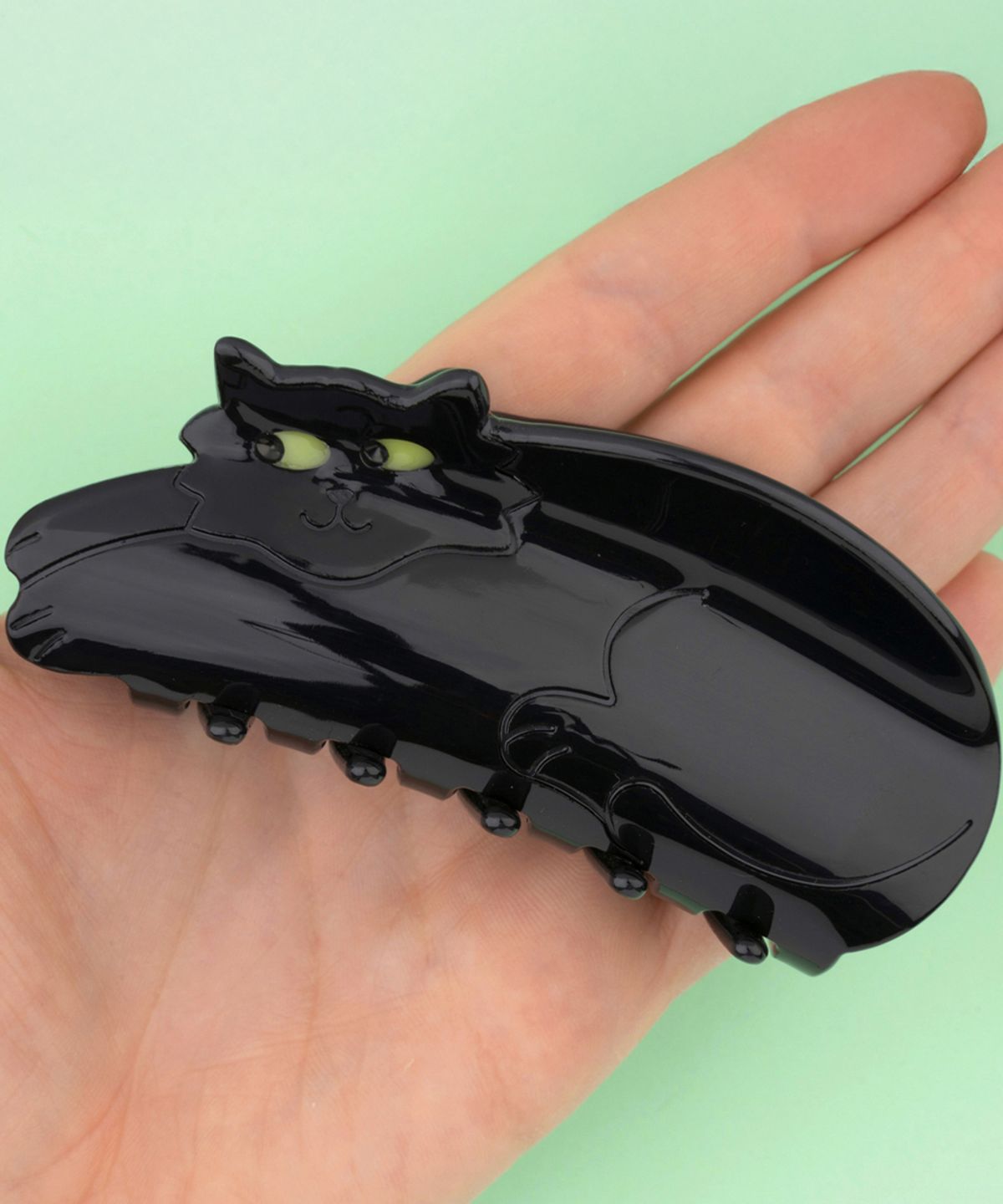 쿠쿠수제뜨(COUCOU SUZETTE) (선물포장) Black Cat Hair Claw