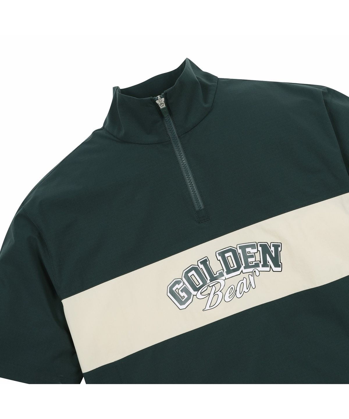 골든베어(GOLDEN BEAR) (M) Chest Boarder Line Woven Pullover G4TAM26291GRX