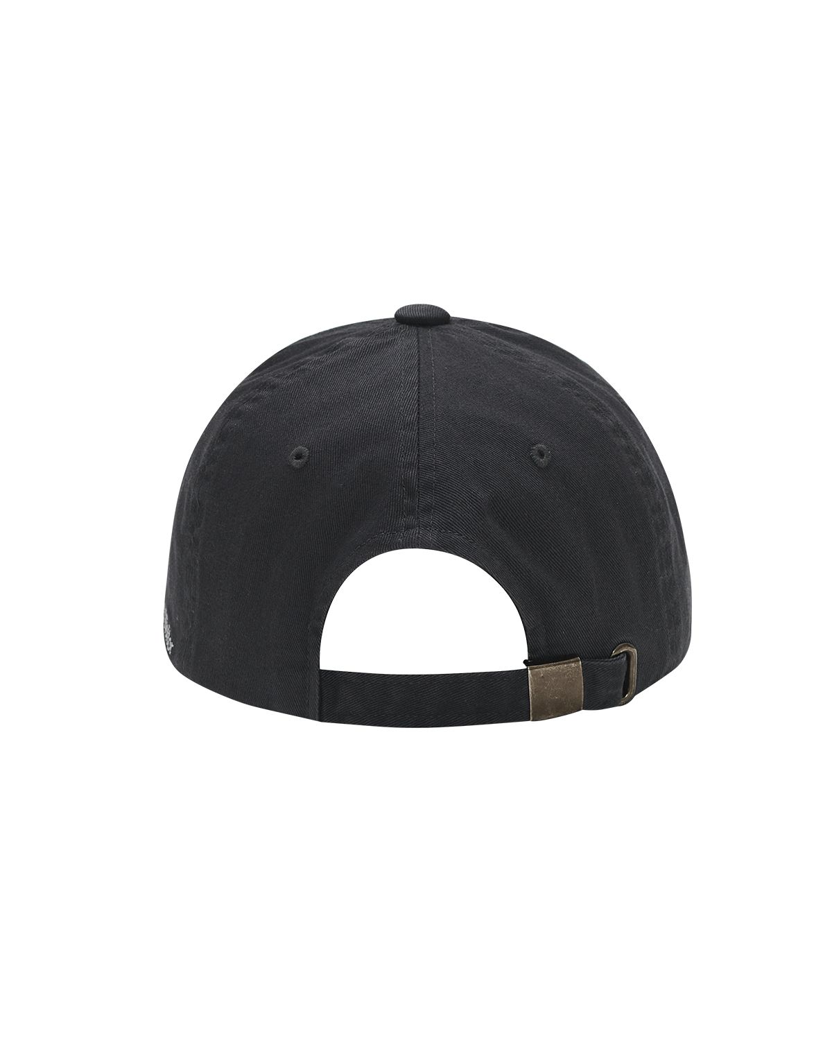 더뮤지엄비지터(THEMUSEUMVISITOR) FLAG EYELET BALL CAP (CHARCOAL)