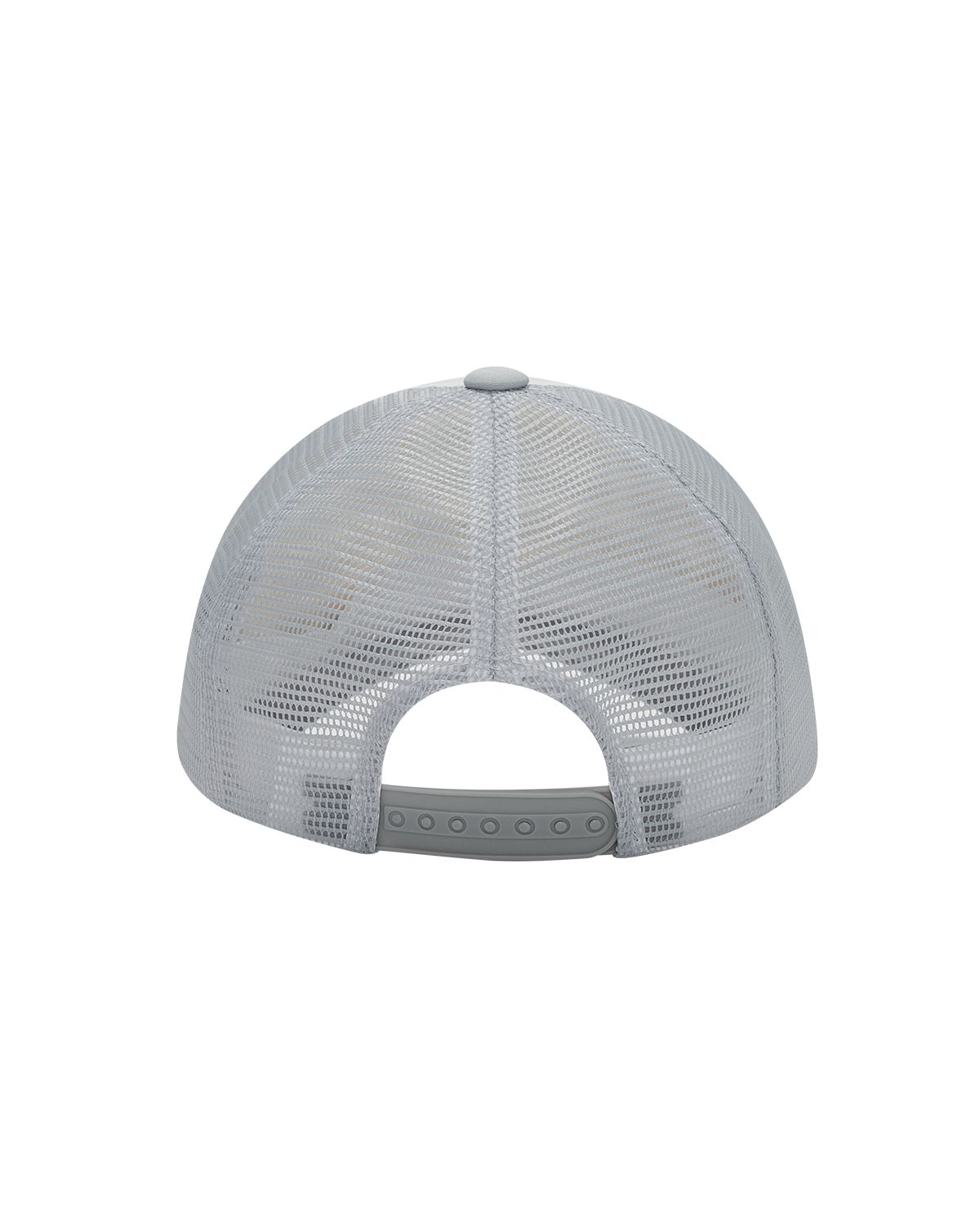 더뮤지엄비지터(THEMUSEUMVISITOR) COLOR TYPO 5 PANEL MESH CAP (GREY)