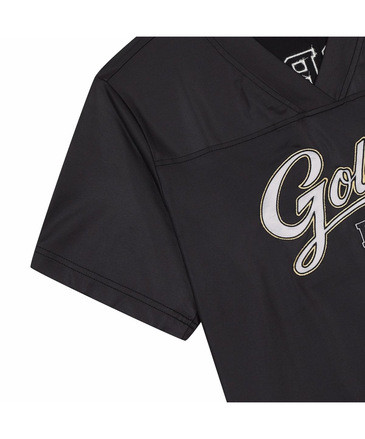 골든베어(GOLDEN BEAR) (W) Satin Short Shirt G5TAM26232BKX
