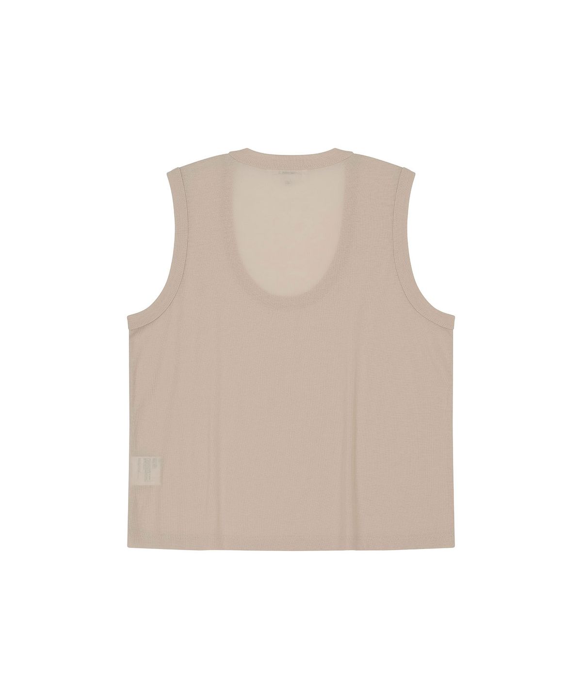 비자비(VIS A VIS) U-NECK SLEEVELESS TOP (BEIGE)