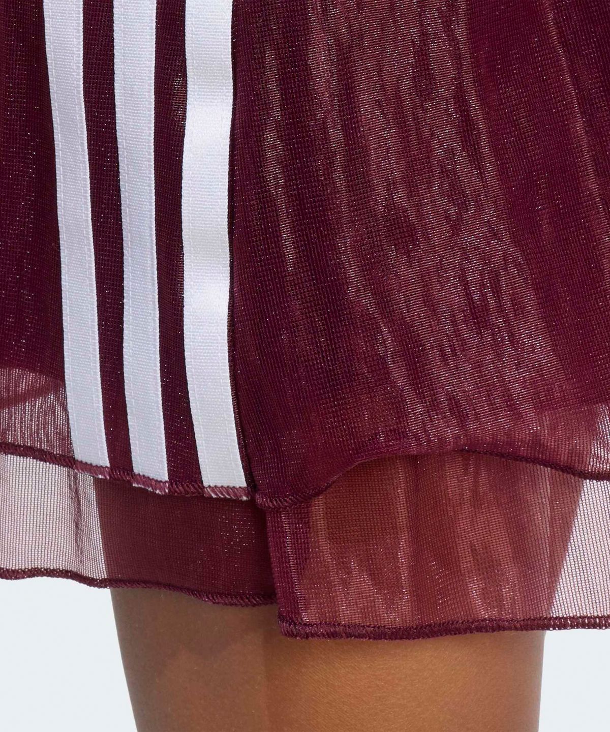 아디다스 키즈(ADIDAS KIDS) 쇼트 스커트 키즈 - 버건디 / KC6798