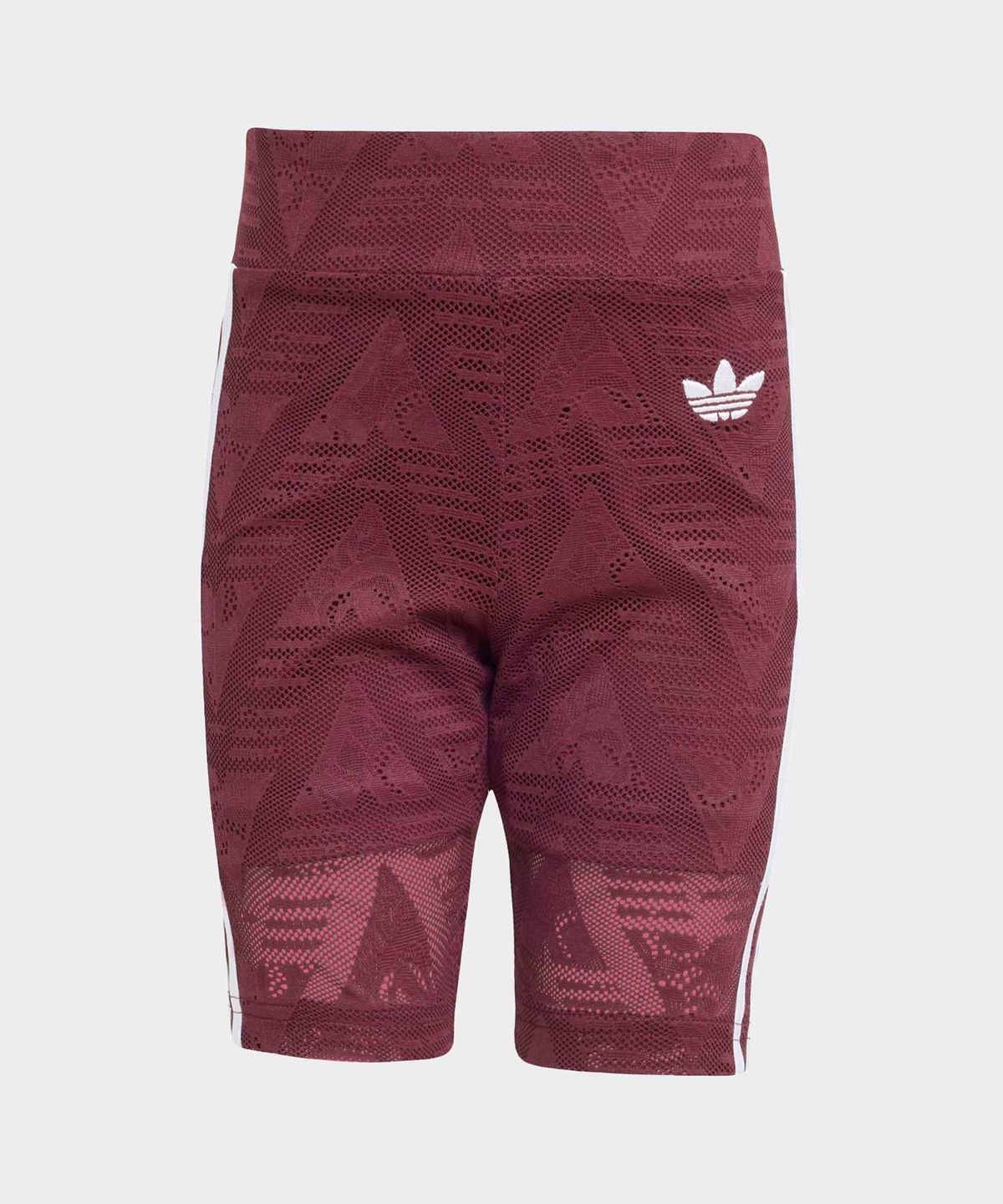 아디다스 키즈(ADIDAS KIDS) 레이스 사이클링 쇼츠 티 세트 키즈 - 버건디 / KC6796