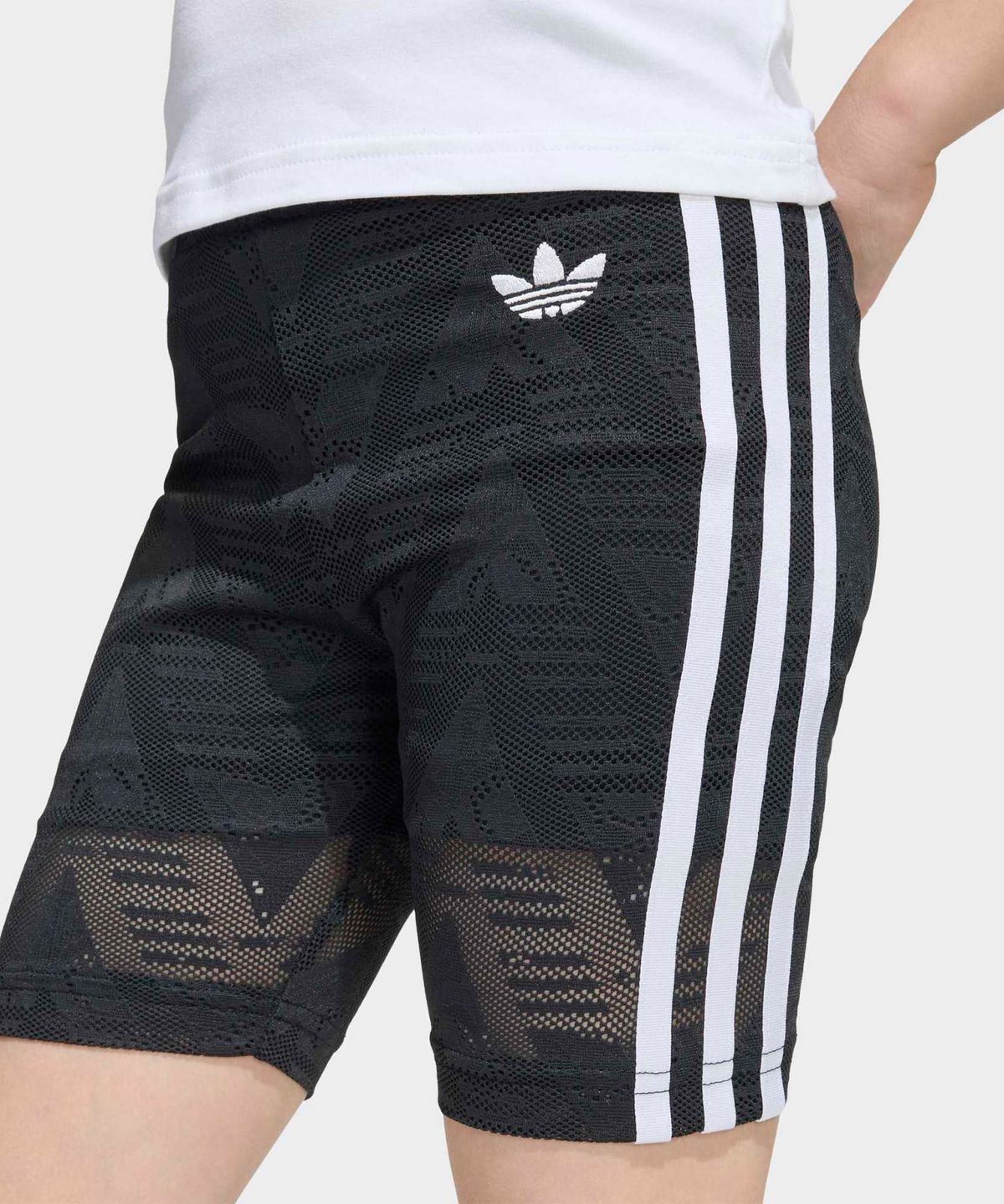 아디다스 키즈(ADIDAS KIDS) 레이스 사이클링 쇼츠 티 세트 키즈 - 블랙 / KC6795