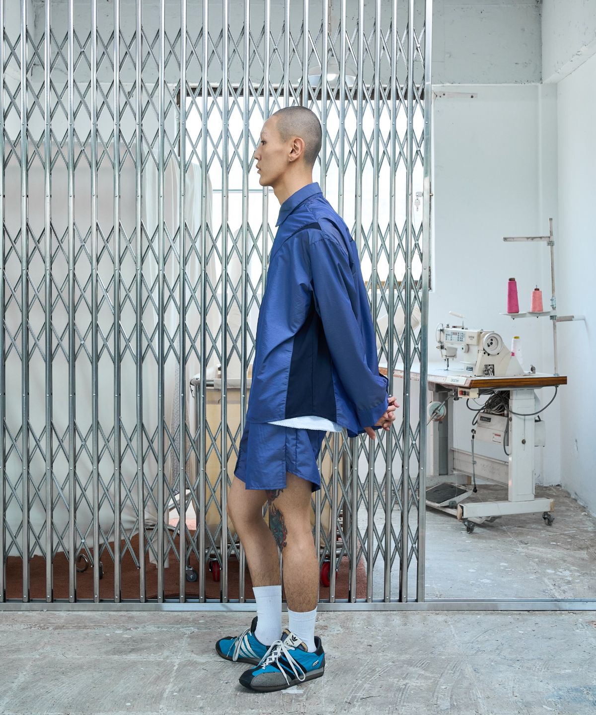 노쿨러스(NOSCOULEURS) UL NYLON SHORTS 09 BLUE