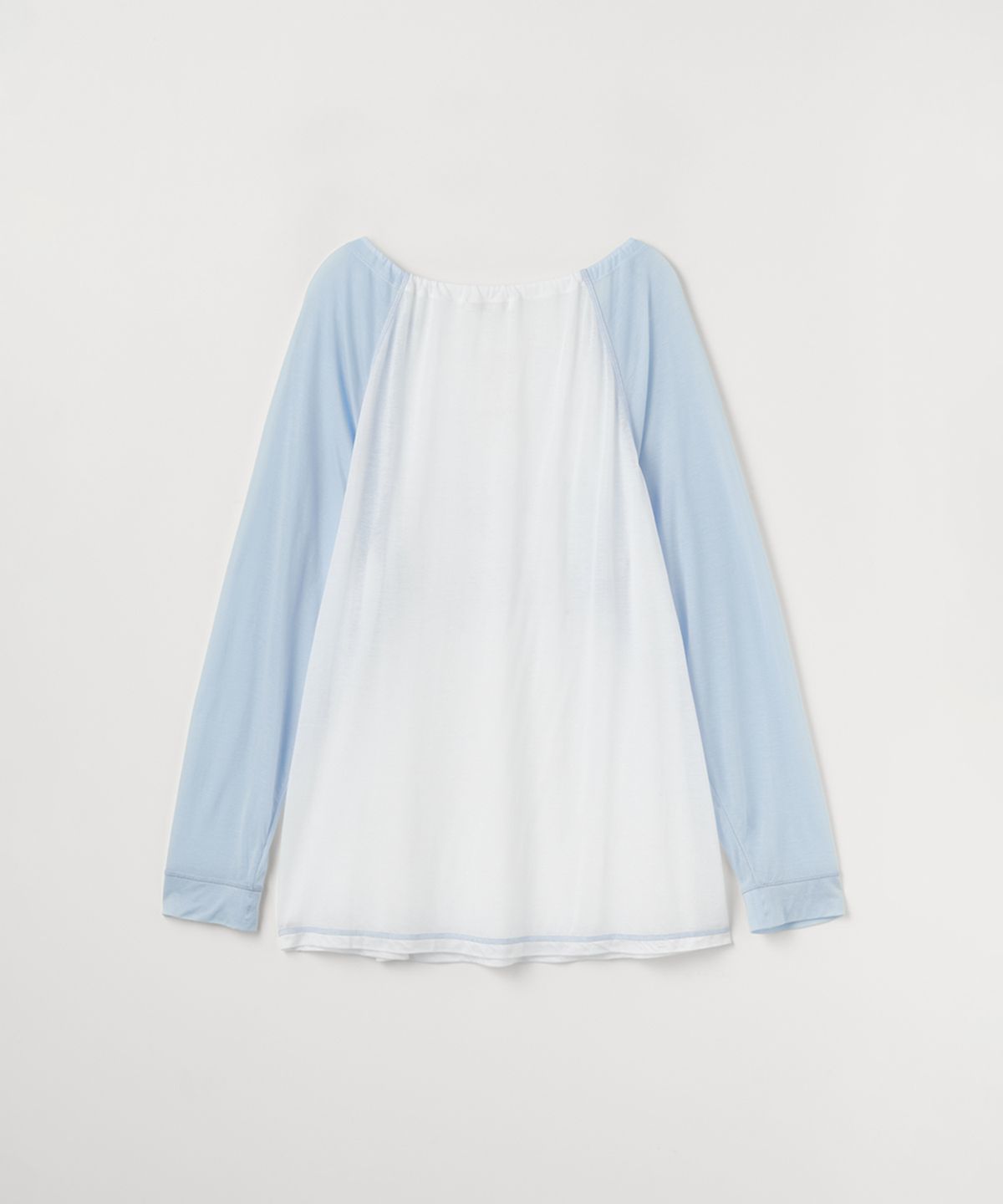 셀리테일즈(CELITAILS) ONE SHOULDER RAGLAN T-SHIRT_SKY BLUE