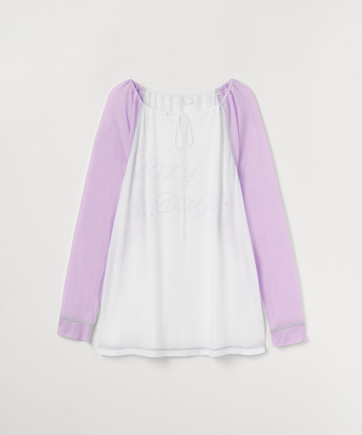 셀리테일즈(CELITAILS) ONE SHOULDER RAGLAN T-SHIRT_PINK