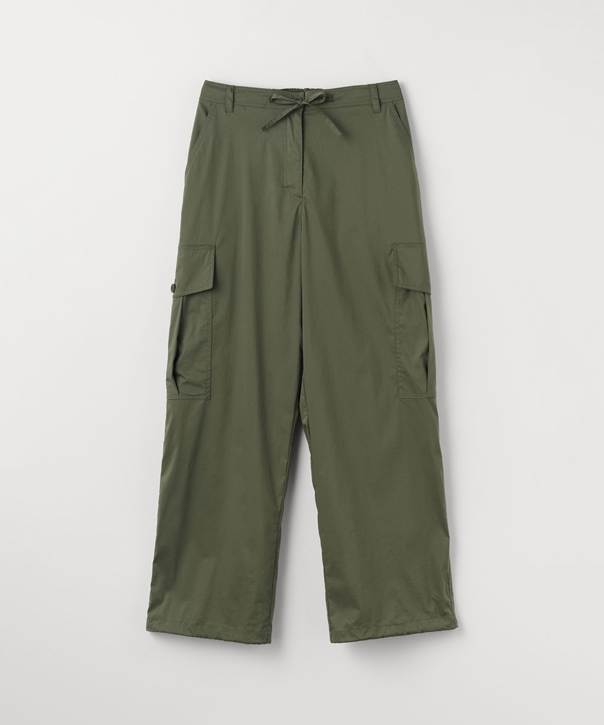 셀리테일즈(CELITAILS) STRING WIDE CARGO PANTS_KHAKI
