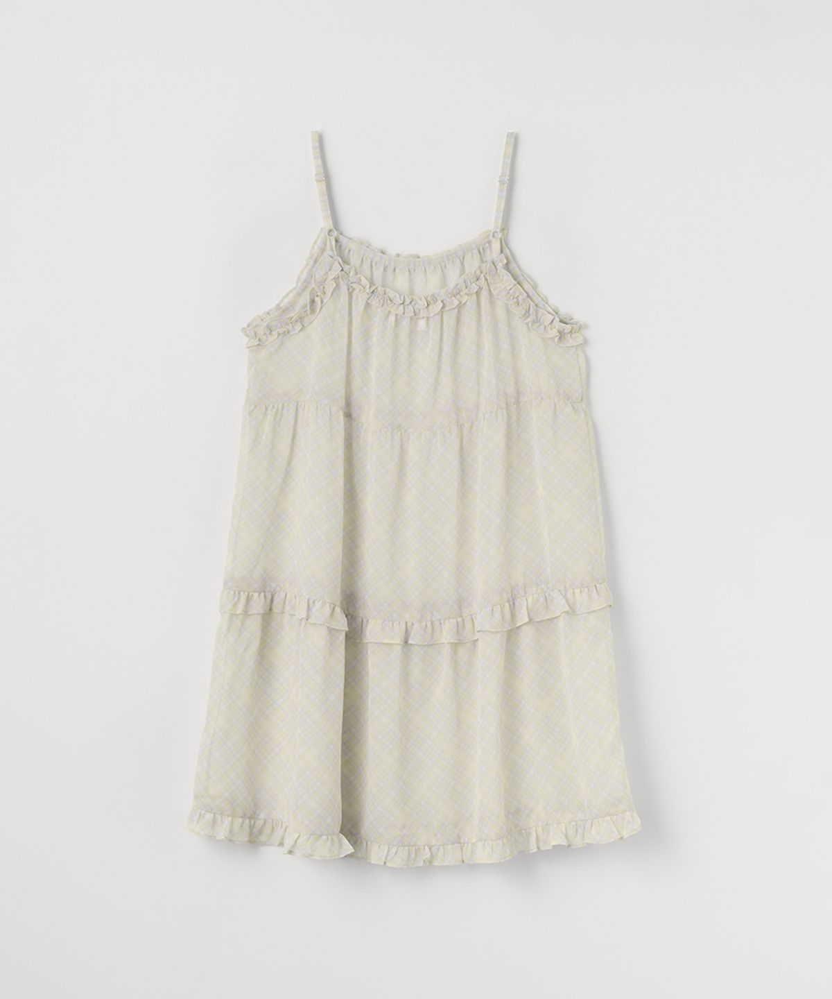 셀리테일즈(CELITAILS) FRILL LAYERED BUSTIER DERSS_YELLOW