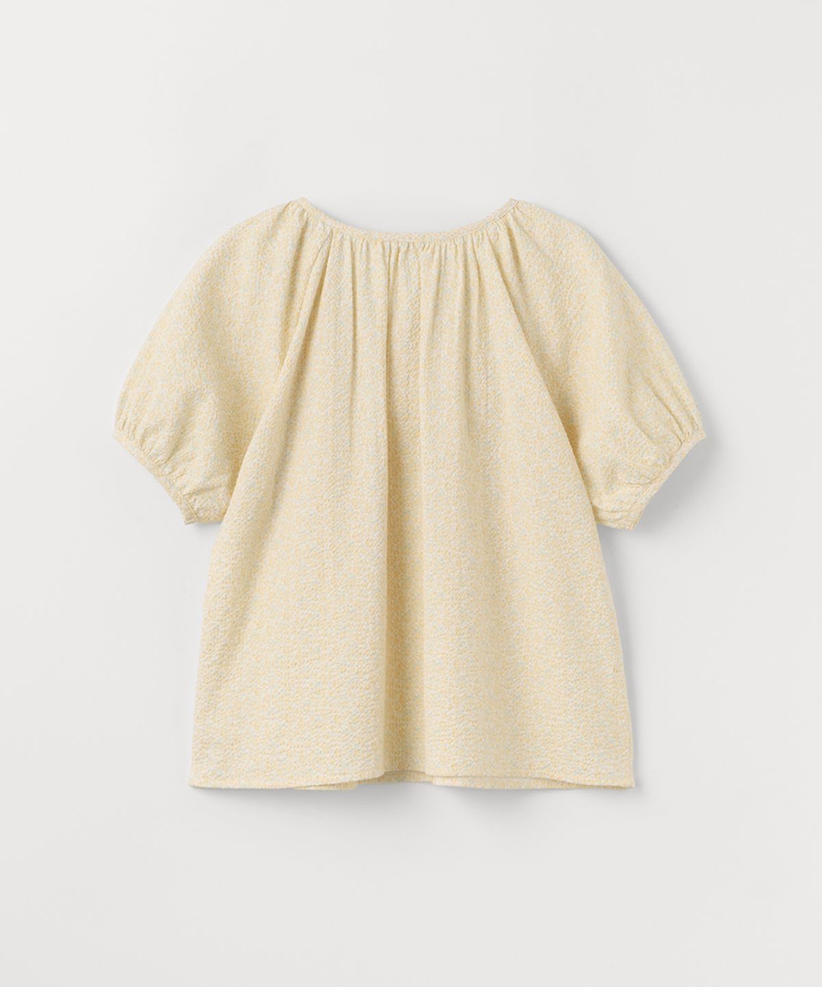 셀리테일즈(CELITAILS) FLOWER PUFF SLEEVE BLOUSE_YELLOW