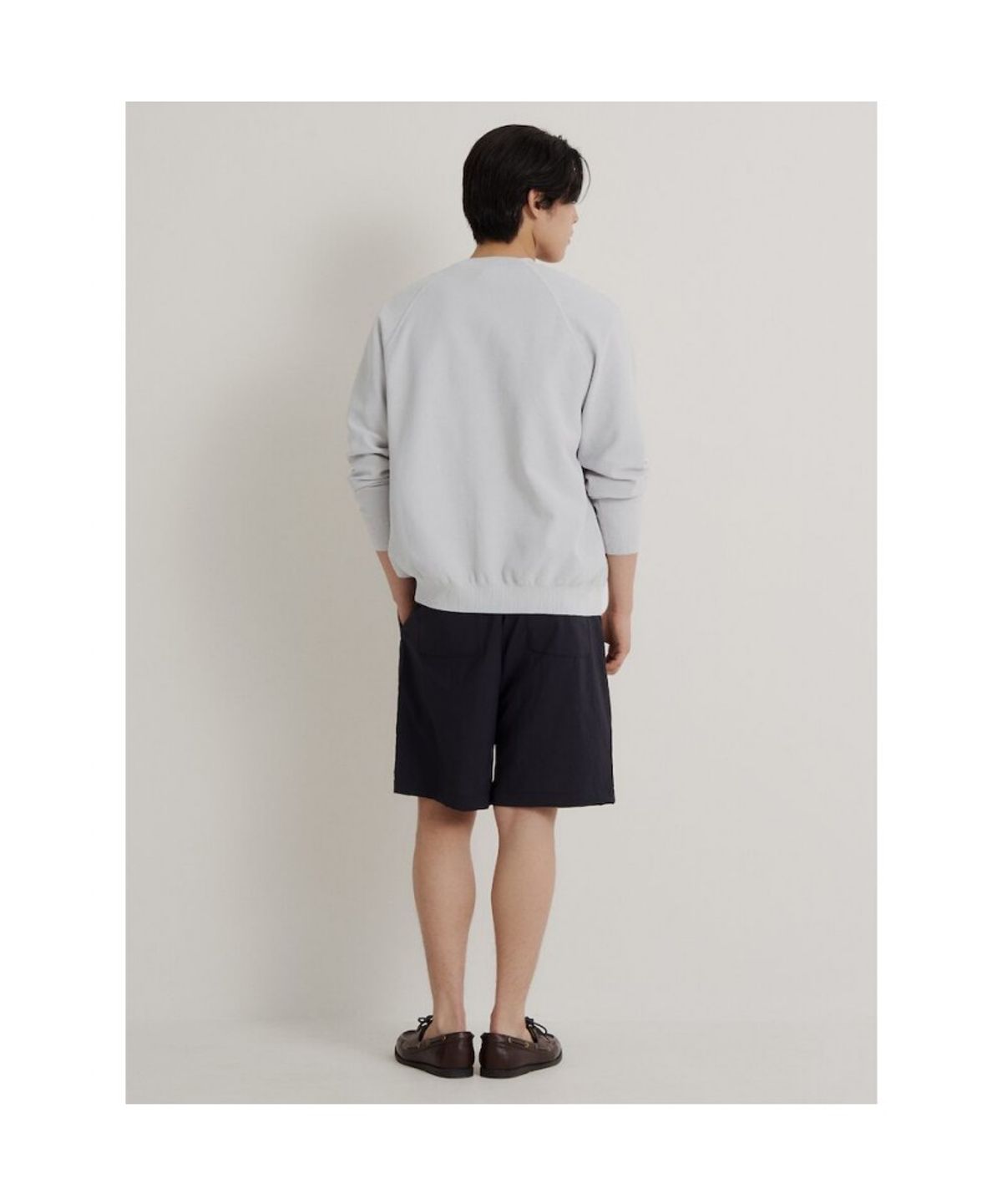 빈폴 멘(BEANPOLE MEN) 젠틀테크 캐주얼 미니멀 카디건  라이트 그레이