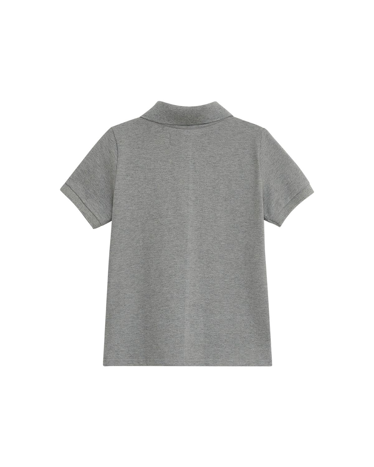 더뮤지엄비지터(THEMUSEUMVISITOR) W HEART BEAR PIQUE T-SHIRT (MELANGE GREY)