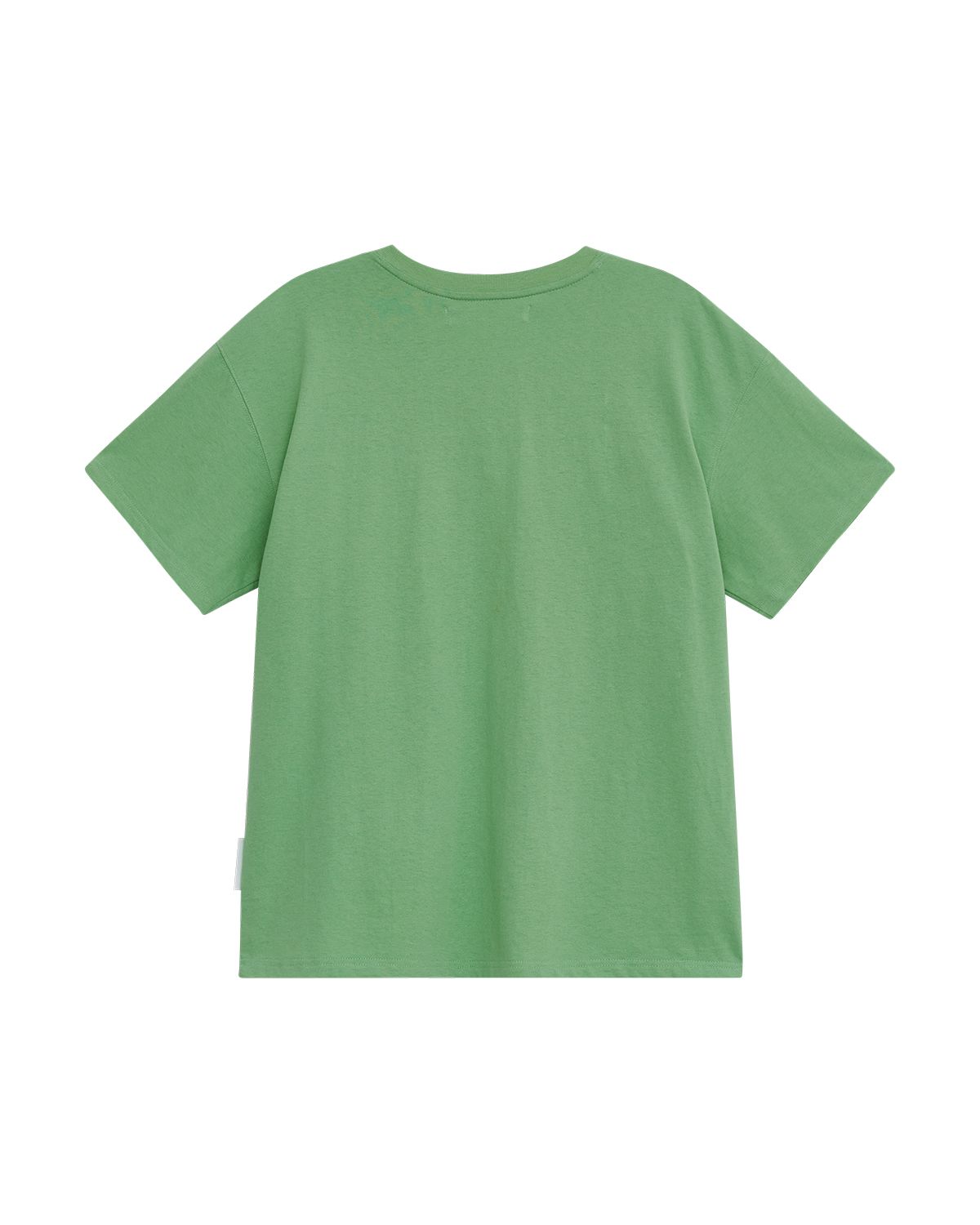더뮤지엄비지터(THEMUSEUMVISITOR) NORTH CAROLINA OVERFIT T-SHIRT (GREEN)