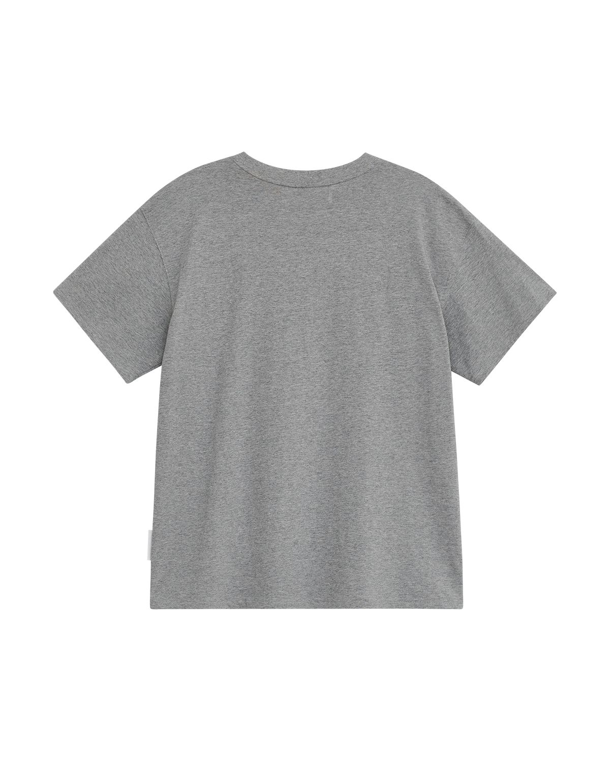 더뮤지엄비지터(THEMUSEUMVISITOR) NORTH CAROLINA OVERFIT T-SHIRT (MELANGE GREY)