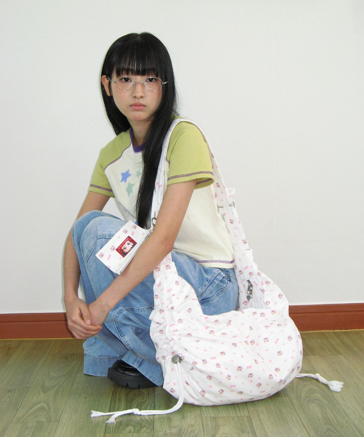 론론(RONRON) WIDE BALLOON DENIM PANTS LIGHT BLUE