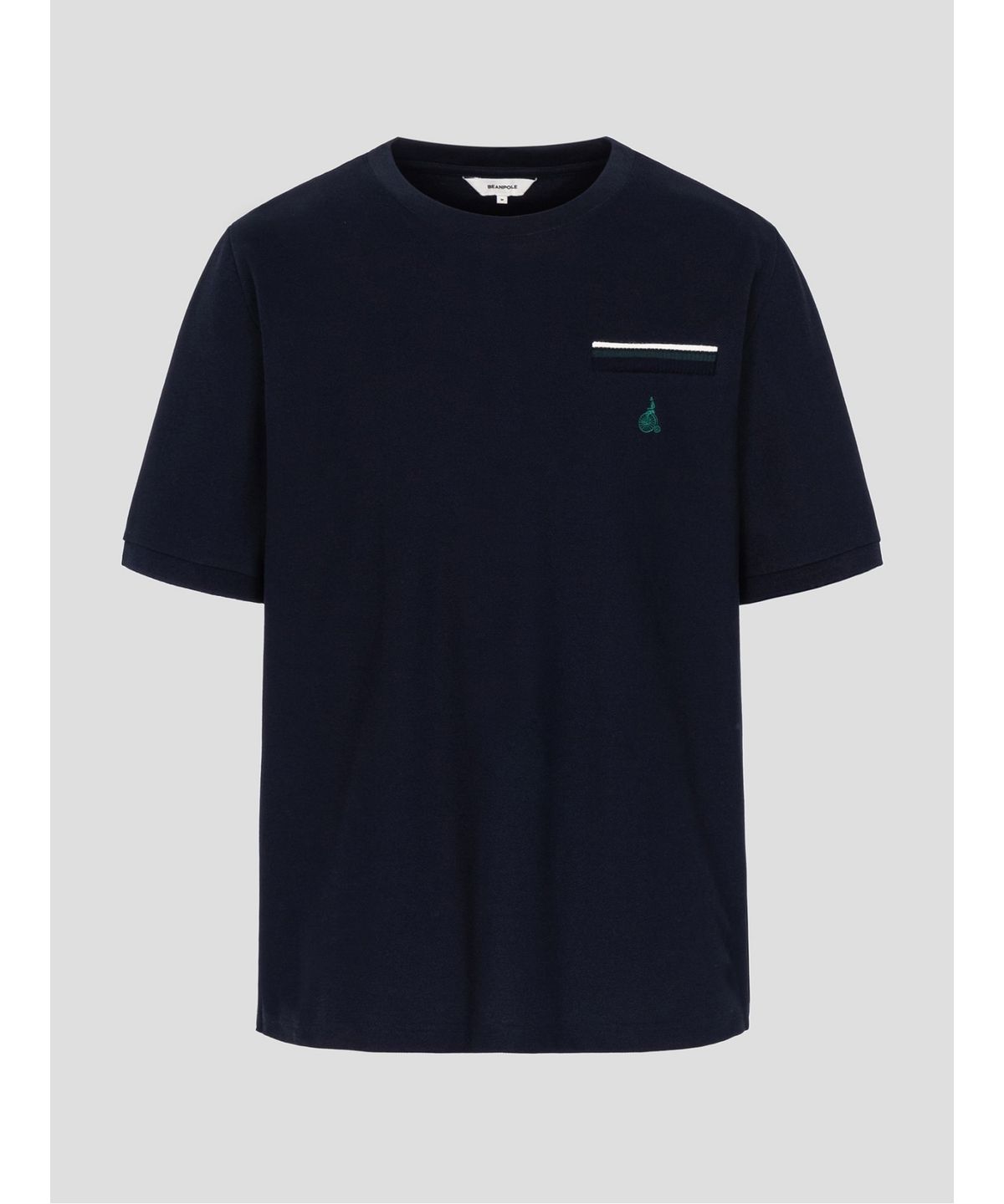 빈폴 멘(BEANPOLE MEN) 허니쿨 라운드넥 티셔츠  네이비