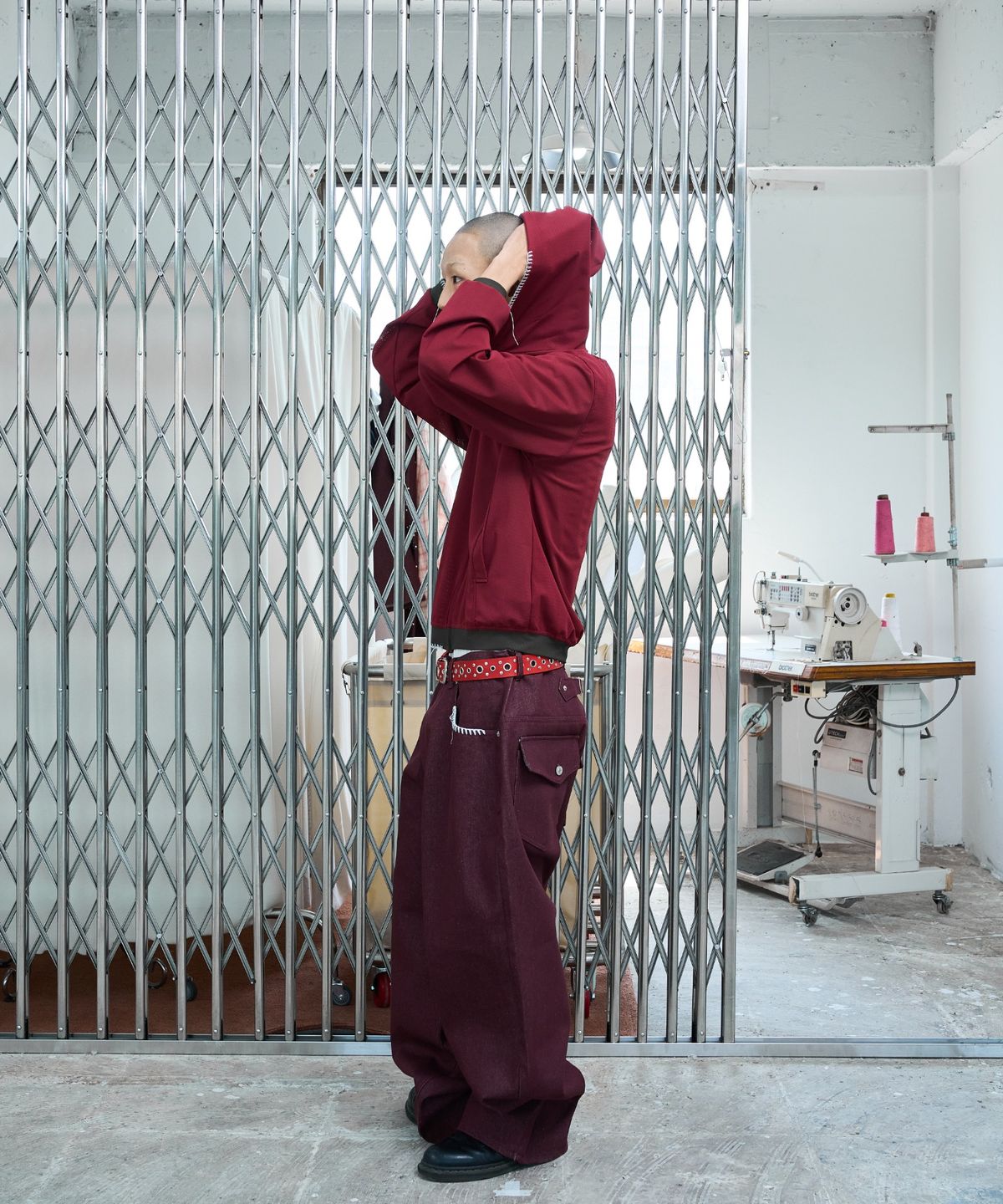 노쿨러스(NOSCOULEURS) UL DENIM PANTS 05 RED