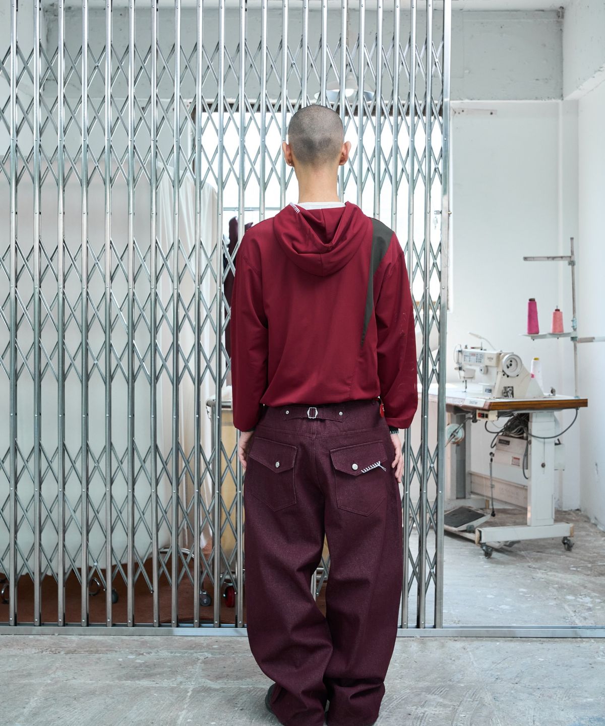 노쿨러스(NOSCOULEURS) UL DENIM PANTS 05 RED