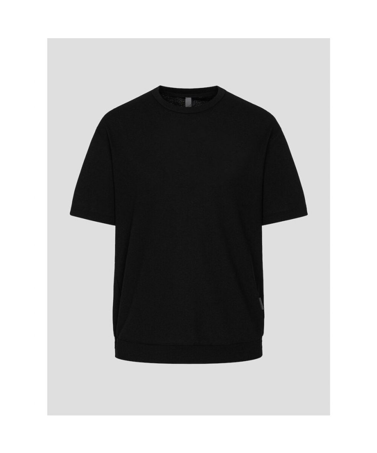 빈폴 멘(BEANPOLE MEN) 젠틀테크 캐주얼 와플 라운드티  블랙