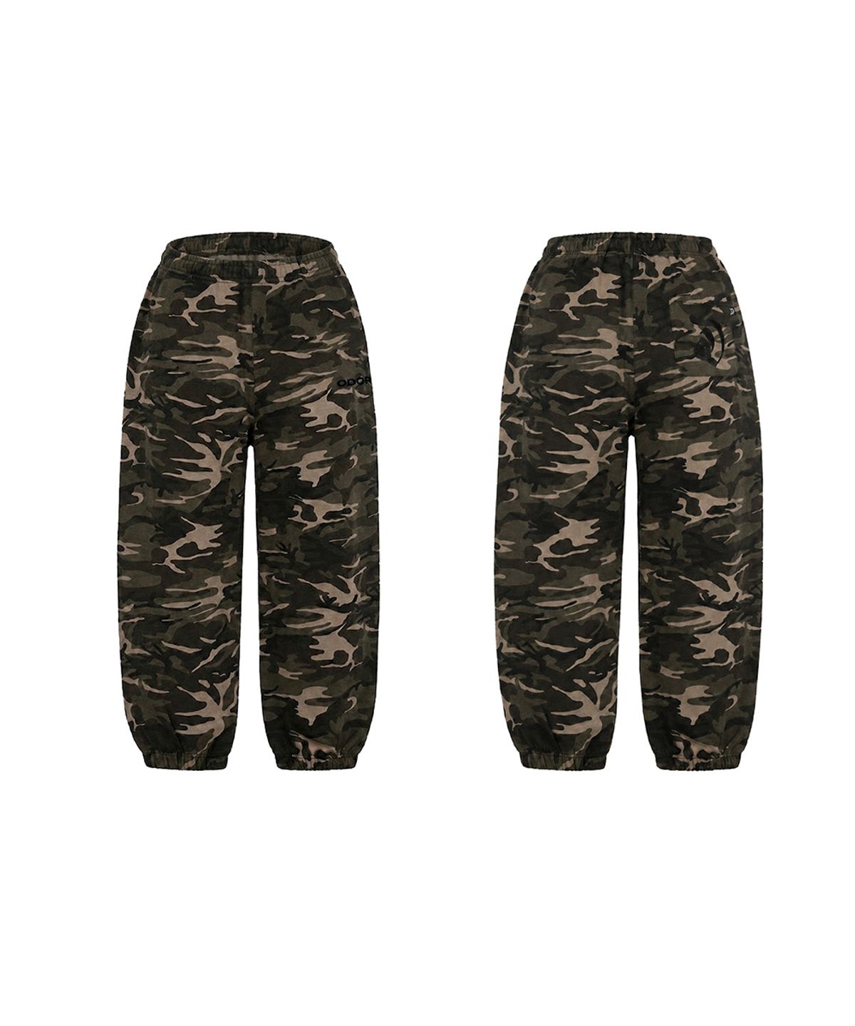오도어(ODOR) Molly wide jogger in Camo