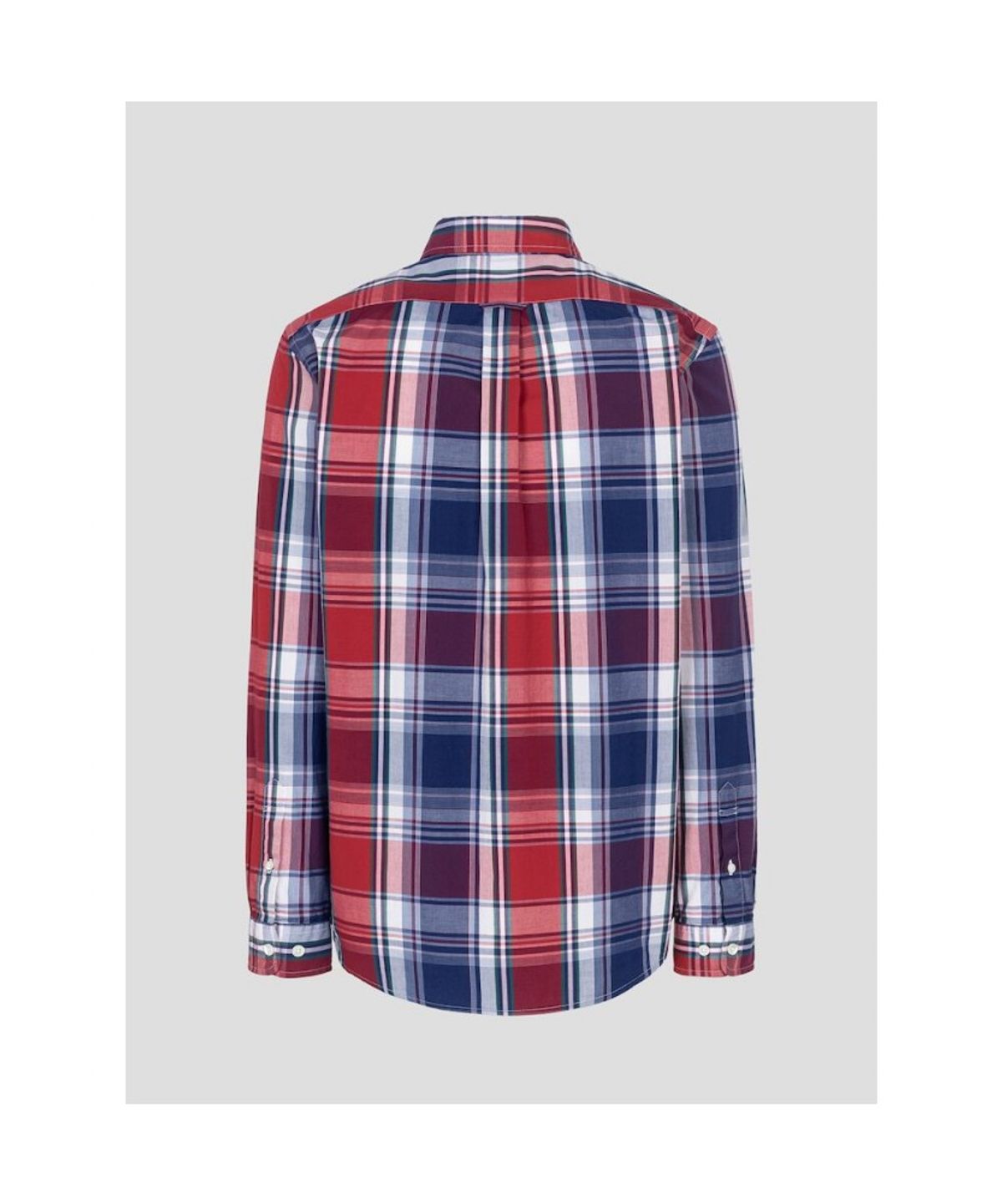 빈폴 멘(BEANPOLE MEN) 마드라스 체크 셔츠  레드