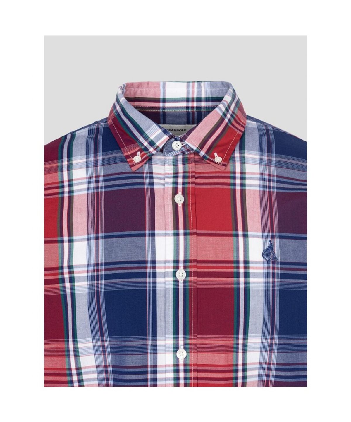 빈폴 멘(BEANPOLE MEN) 마드라스 체크 셔츠  레드