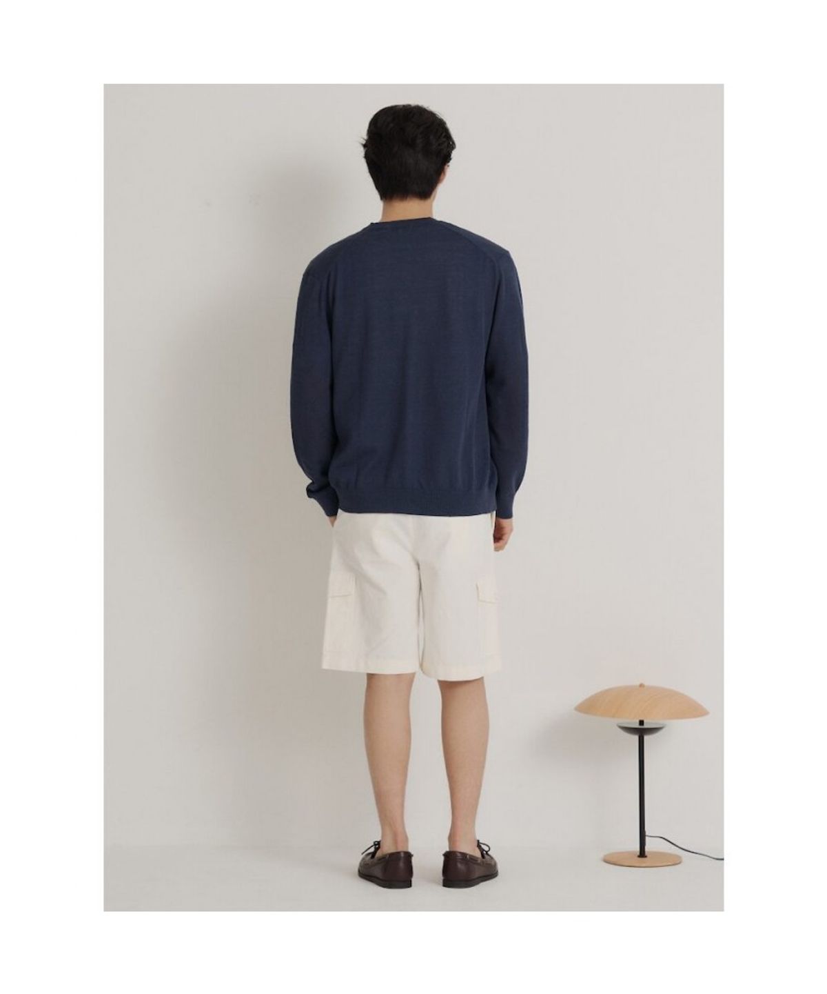 빈폴 멘(BEANPOLE MEN) [다리아송] 카고 하프 팬츠  화이트