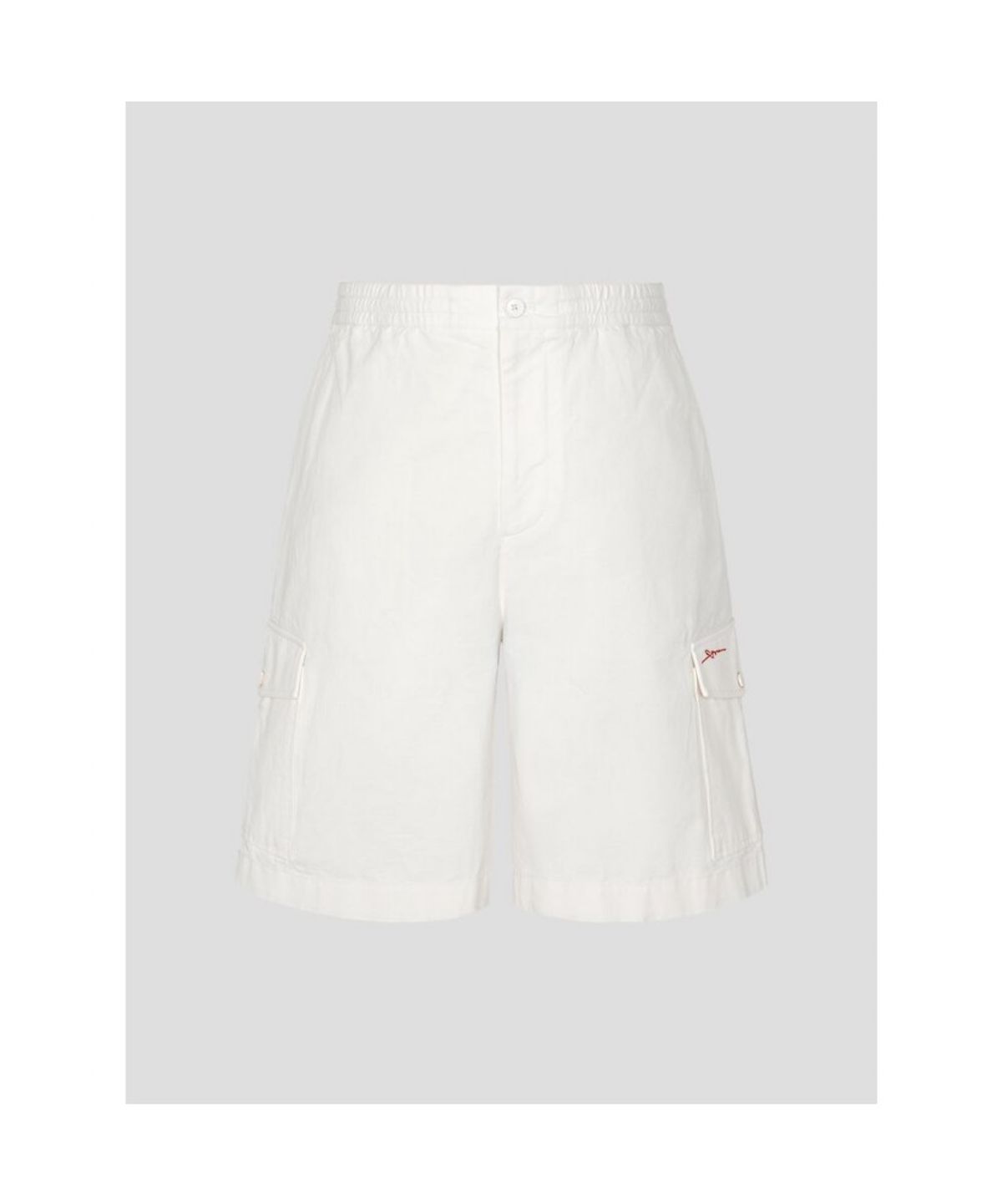 빈폴 멘(BEANPOLE MEN) [다리아송] 카고 하프 팬츠  화이트