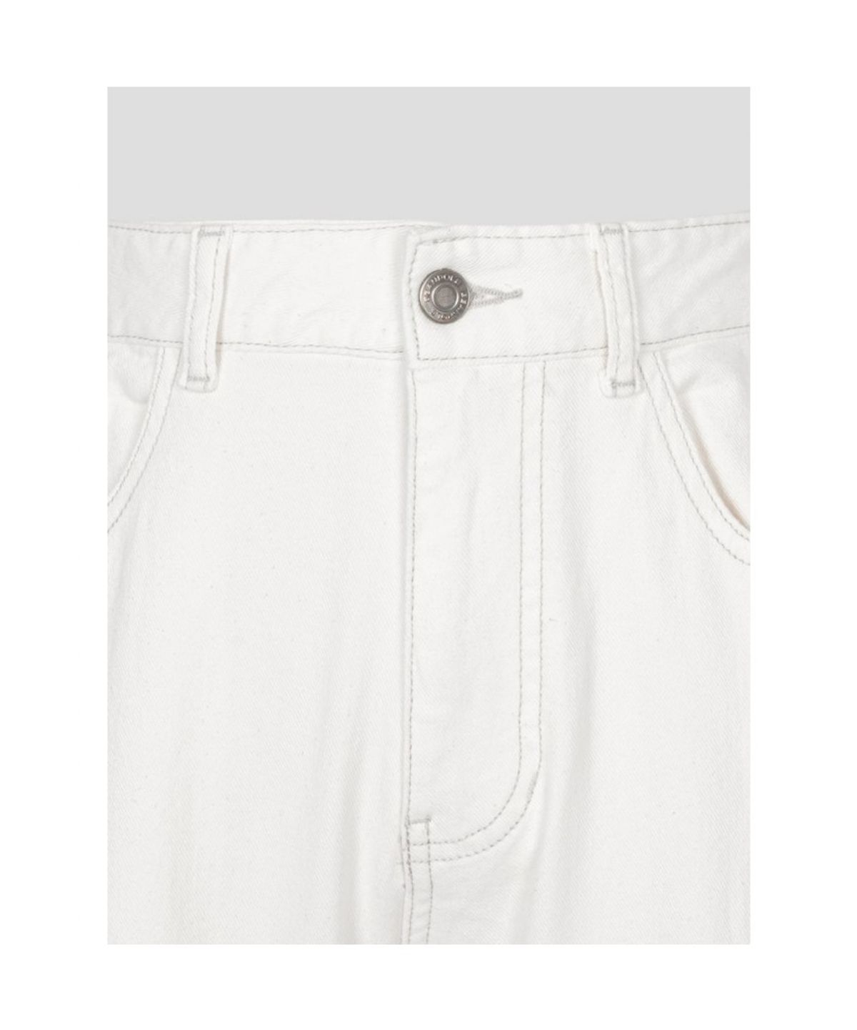 빈폴 멘(BEANPOLE MEN) 여름 컴포트핏 데님 팬츠  화이트