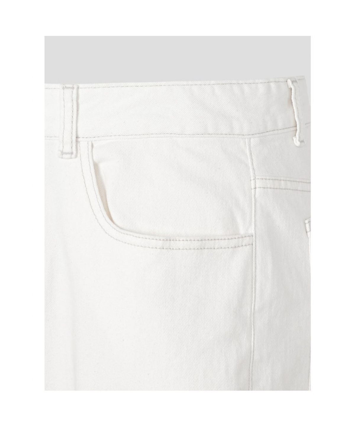빈폴 멘(BEANPOLE MEN) 여름 컴포트핏 데님 팬츠  화이트