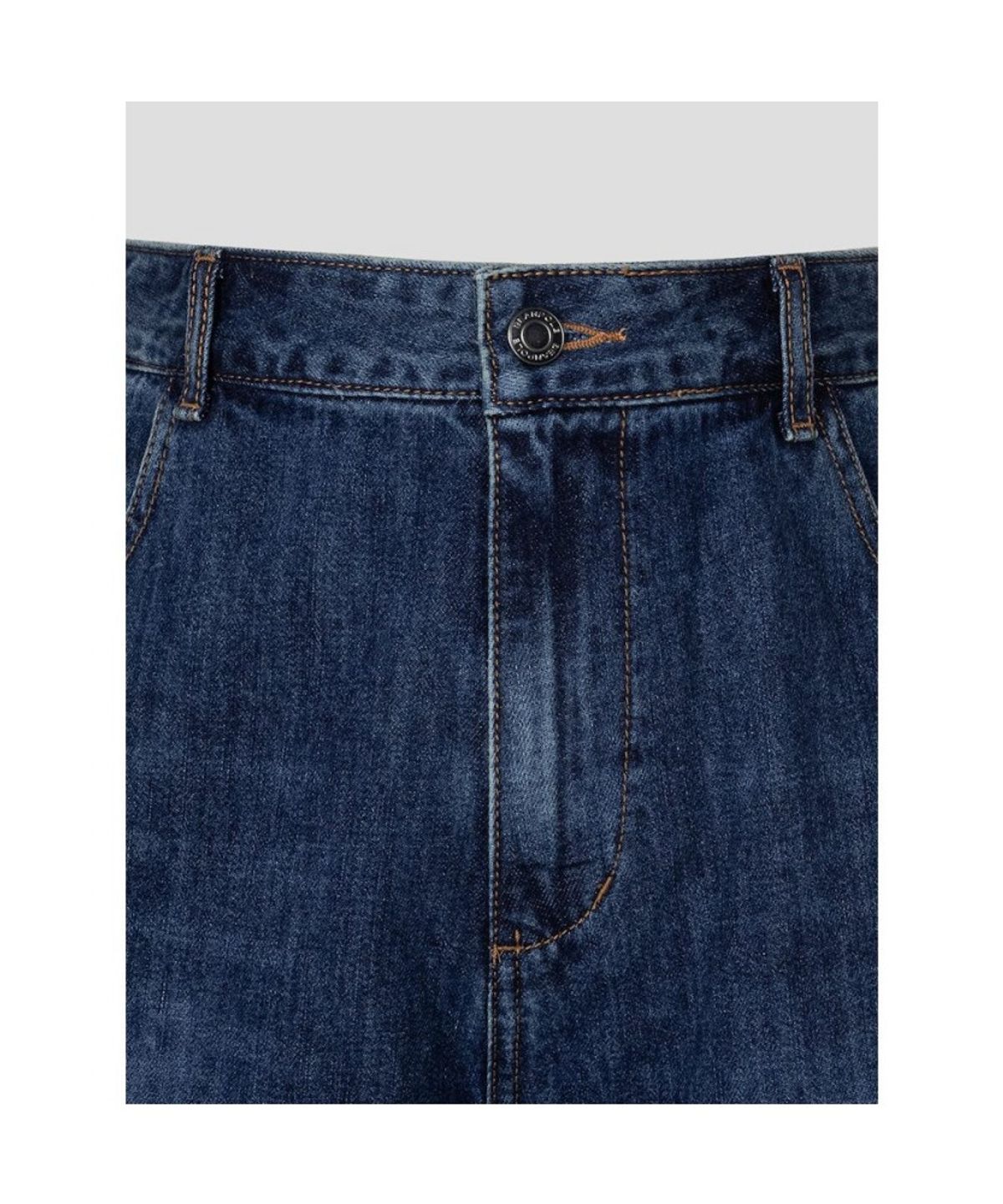 빈폴 멘(BEANPOLE MEN) 워싱 데님 하프 팬츠  블루