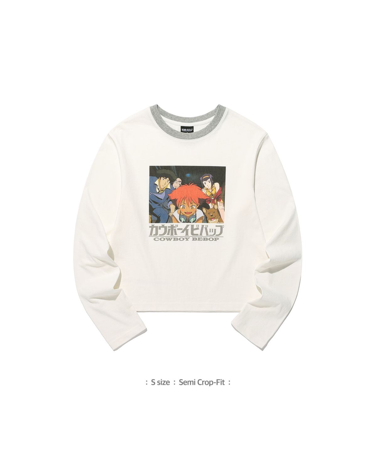 나이스고스트클럽(NICEGHOSTCLUB) X COWBOY BEBOP BASIC LS TEE_OFF WHITE(NG2GSUT550D)