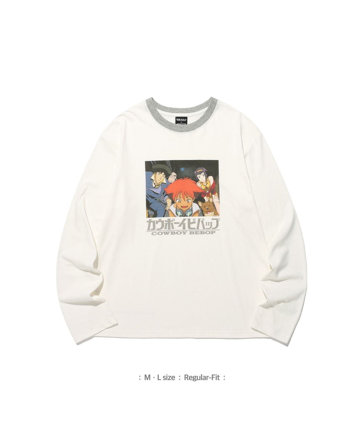 나이스고스트클럽(NICEGHOSTCLUB) X COWBOY BEBOP BASIC LS TEE_OFF WHITE(NG2GSUT550D)