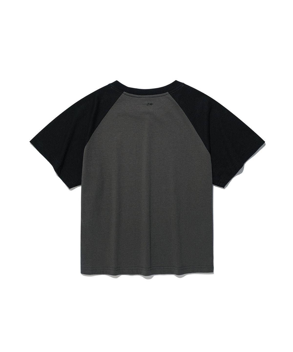 나이스고스트클럽(NICEGHOSTCLUB) X COWBOY BEBOP FAYE RAGLAN CROP TEE_CHARCOAL(NG2GMFT505D)