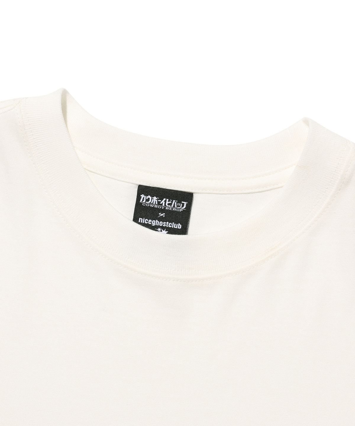 나이스고스트클럽(NICEGHOSTCLUB) X COWBOY BEBOP EIN BIGBIG CROP TEE_OFF WHITE(NG2GMFT506D)