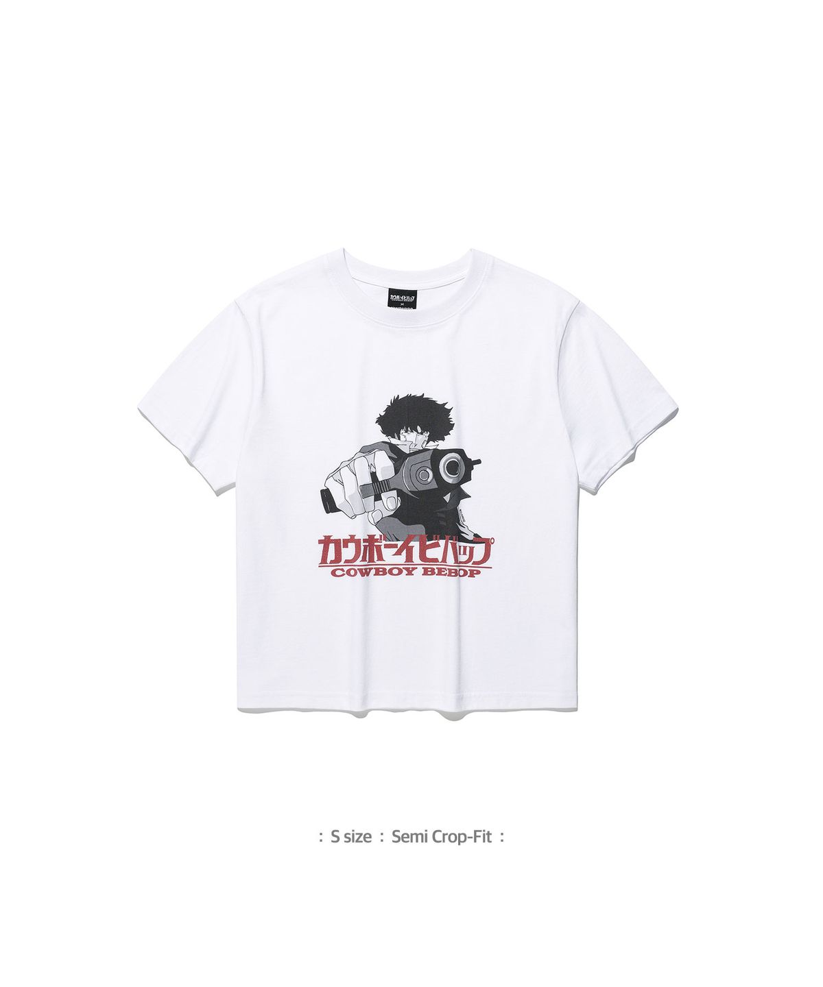 나이스고스트클럽(NICEGHOSTCLUB) X COWBOY BEBOP SPIKE TEE_WHITE(NG2GMUT504D)