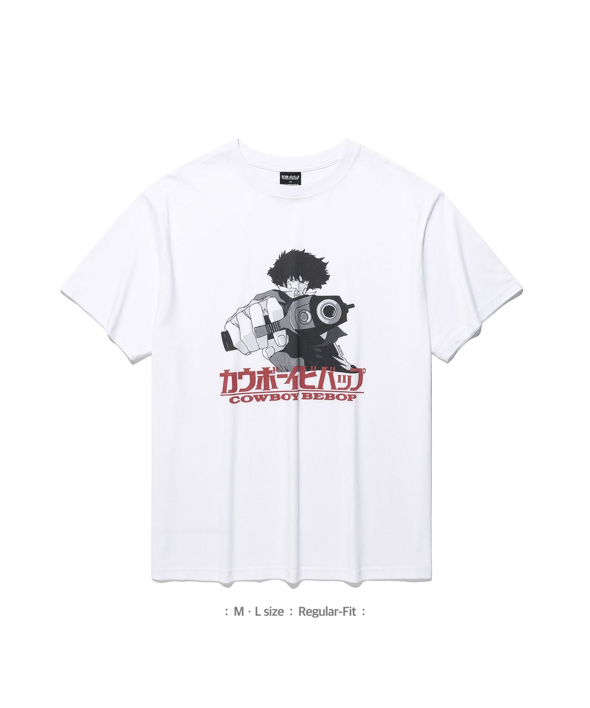 나이스고스트클럽(NICEGHOSTCLUB) X COWBOY BEBOP SPIKE TEE_WHITE(NG2GMUT504D)