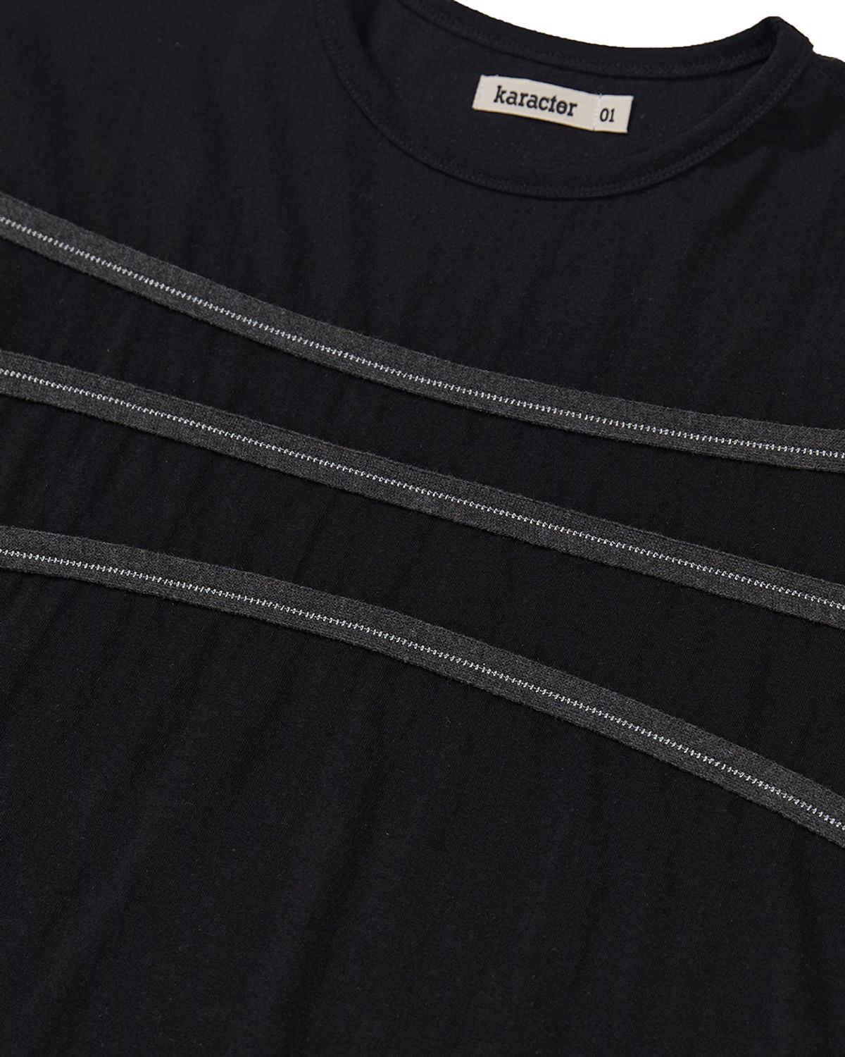 카락터(KARACTOR) Orbit half T-shirts / Black