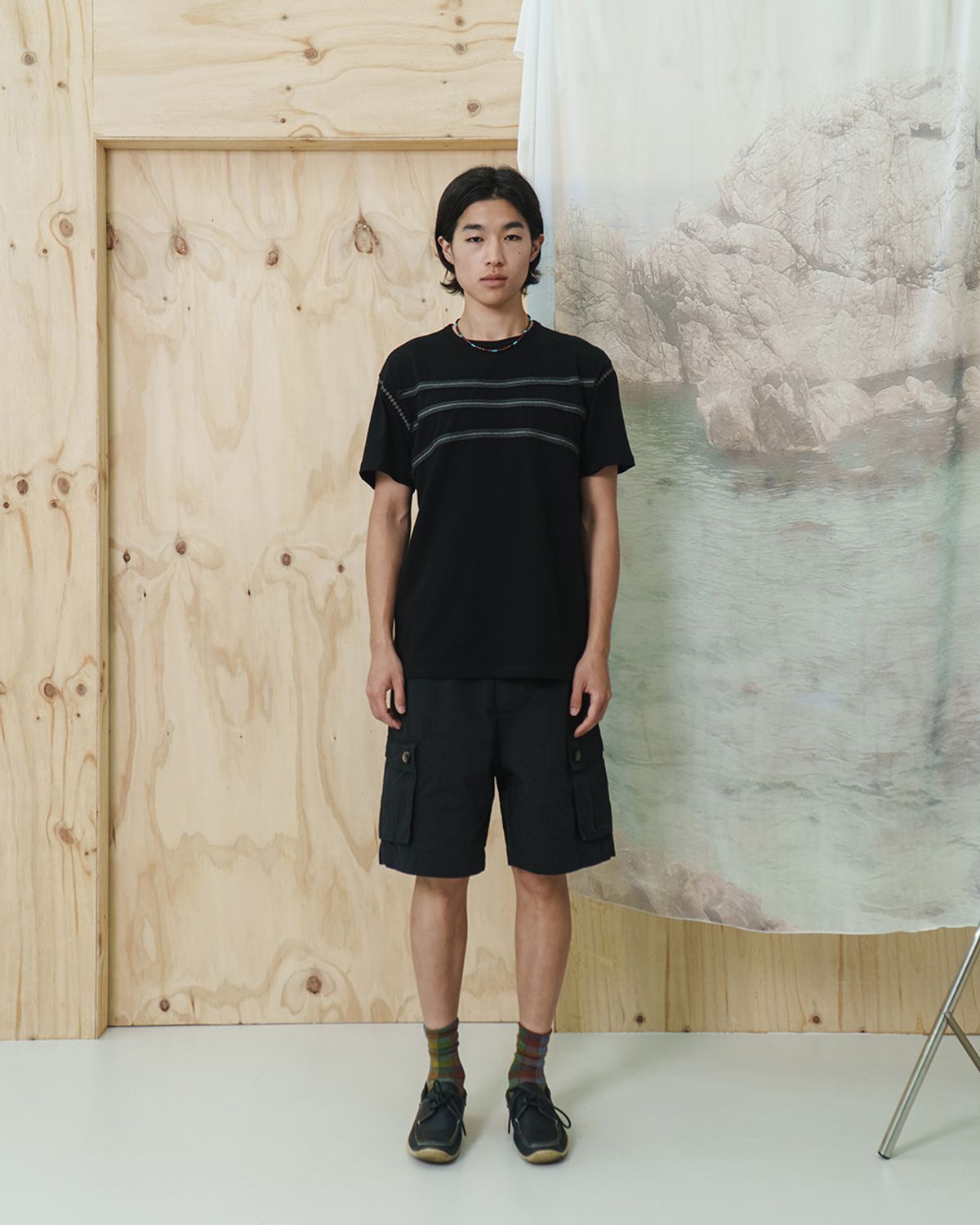 카락터(KARACTOR) Orbit half T-shirts / Black