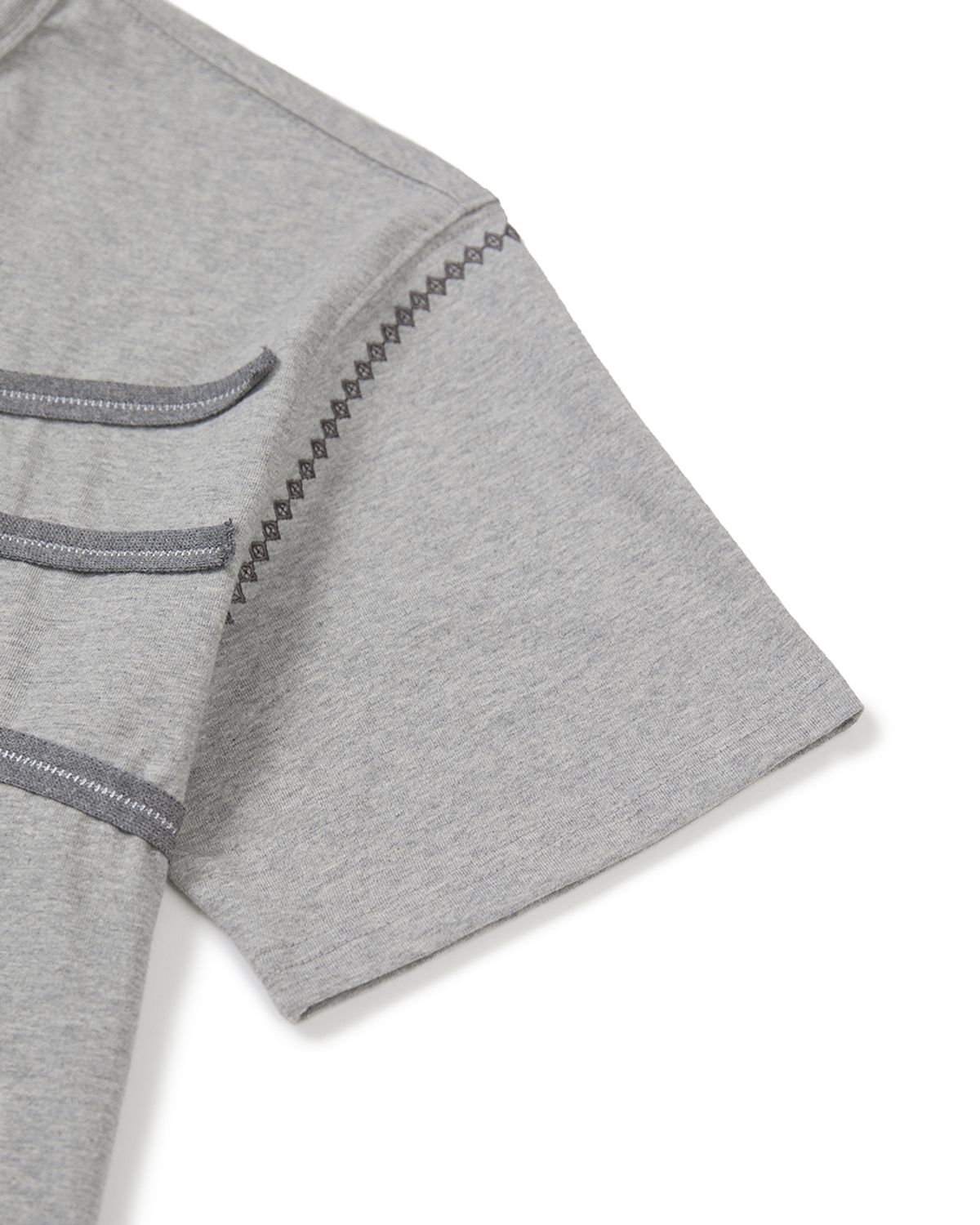 카락터(KARACTOR) Orbit half T-shirts / Melange gray
