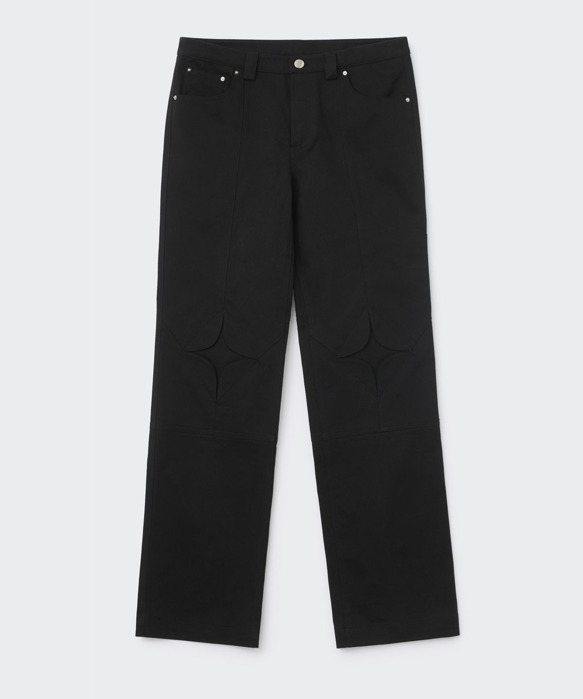 코스모스(COSMOSS) QUILTING PATTERN PANTS (BLACK)