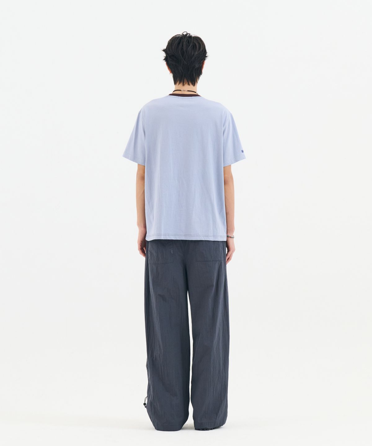 논타입(NONTYPE) SOUNDWAVE GRAPHIC TEE (SKY BLUE)